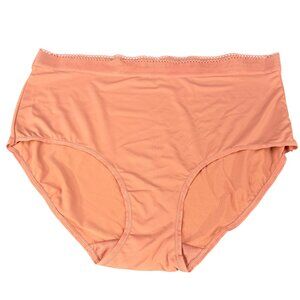 Bali Womens Size Large Panty Brief High Waist Ultra Smooth Peach New Without Tag